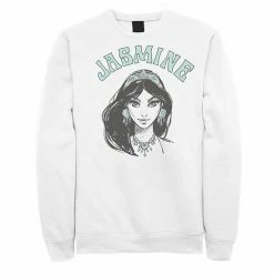 Men's Disney's Aladdin Live Action Jasmine Face Sketch Fleece