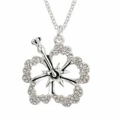 Disney's Lilo & Stitch Crystal Flower Pendant Necklace -Disney Sales Store unnamed file 417