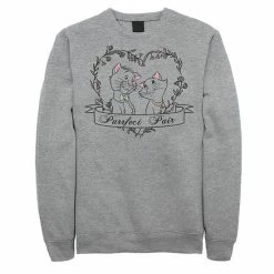 Men's Disney The Aristocats Duchess & Thomas Purrfect Pair Sweatshirt