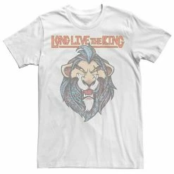 Men's Disney The Lion King Geometric Scar Long Live The King Tee
