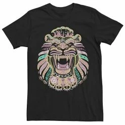 Men's Disney's Aladdin Live Action Lion Cave Line Art Tee