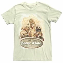 Men's Disney Snow White And The Seven Dwarfs Vintage Poster Tee