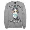 Juniors' Disney's Aladdin Jasmine "Kind Heart Fierce Mind" Graphic Sweatshirt -Disney Sales Store unnamed file 4230