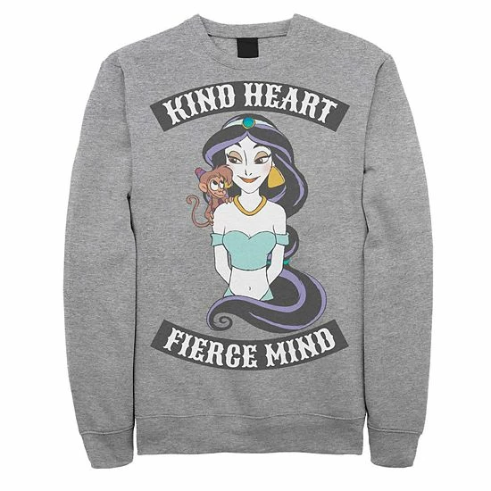 Juniors' Disney's Aladdin Jasmine "Kind Heart Fierce Mind" Graphic Sweatshirt Juniors' Disney's Aladdin Jasmine "Kind Heart Fierce Mind" Graphic Sweatshirt -Disney Sales Store unnamed file 4230