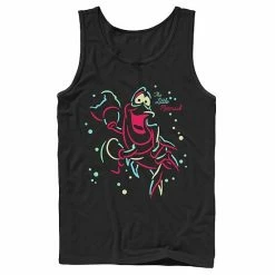 Men's Disney's The Little Mermaid Neon Lights Sebastian Tank