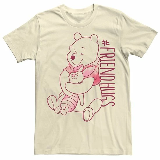 Men's Disney Winnie The Pooh Piglet Pooh Friend Hugs Tee Men's Disney Winnie The Pooh Piglet Pooh Friend Hugs Tee -Disney Sales Store unnamed file 4260