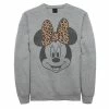 Men's Disney Minnie Mouse Leapord Print Bow Portrait Sweatshirt 1 Men's Disney Minnie Mouse Leapord Print Bow Portrait Sweatshirt -Disney Sales Store unnamed file 4273