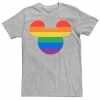 Men's Disney Mickey Mouse Mickey And Friends Pride Rainbow Fill Tee -Disney Sales Store unnamed file 4279