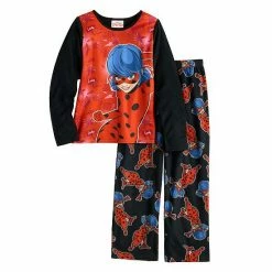 Disney Girls 4-10 Miraculous: Tales Of Ladybug & Cat Noir 2-Piece Pajama Set