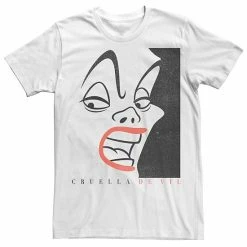 Men's Disney Villains Cruella Cover Tee