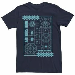 Men's Disney's Artemis Fowl Schematic Poster Tee