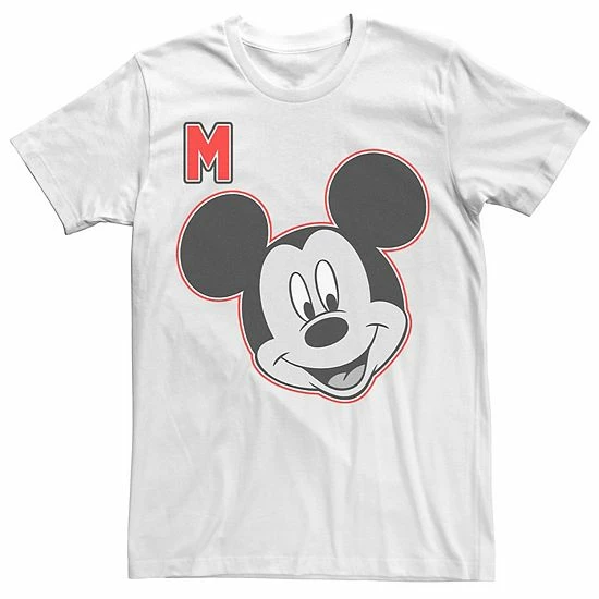 Men's Disney Mickey Mouse Varsity Letter Face Tee Men's Disney Mickey Mouse Varsity Letter Face Tee -Disney Sales Store unnamed file 4380