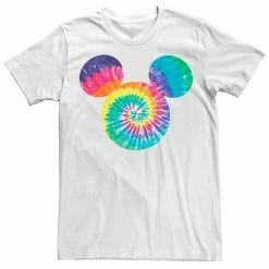 Men's Disney Mickey & Friends Mickey Tie Dye Fill Tee White -Disney Sales Store unnamed file 439