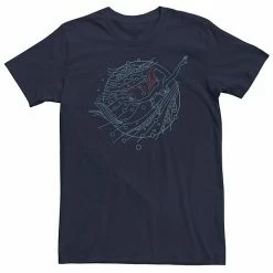 Men's Disney The Little Mermaid Ariel Line Art Tee