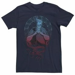 Men's Disney Villains Hades Gradient Circle Portrait Tee