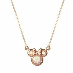 Kids' Disney's Minnie Mouse Cubic Zirconia Necklace