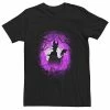 Disney's Sleeping Beauty Men's Maleficent Purple Hue Silhouette Graphic Tee -Disney Sales Store unnamed file 4487