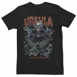 Men's Disney The Little Mermaid Ursula Poor Unfortunate Souls Poster Tee
