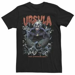 Men's Disney's The Little Mermaid Ursula Poor Unfortunate Souls Poster Tee
