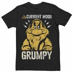 Men's Disney's Snow White Grumpy Dwarf Current Mood Tee