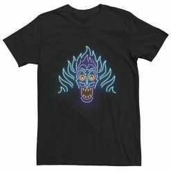 Men's Disney's Hercules Neon Hades Head Shot Tee