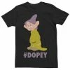 Men's Disney Snow White Dopey Hashtag Portrait Tee -Disney Sales Store unnamed file 4543