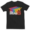 Men's Disney's Big Hero 6 Retro Colorful Flight Tee