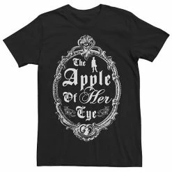 Men's Disney Snow White Apple Of Her Eye Mirror Art Tee