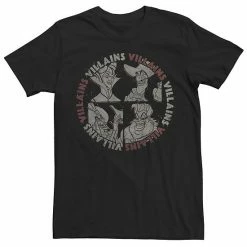 Men's Disney Villains Distressed Circle Group Shot Tee