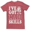 Men's Disney Snow White Grumpy Mad Skills Text Poster Tee -Disney Sales Store unnamed file 4645