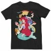 Men's Disney's Princesses Ariel, Snow, And Jasmine Artsy Portrait Tee -Disney Sales Store unnamed file 4681