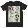 Men's Disney Princesses Anime Four Square Tee -Disney Sales Store unnamed file 4696