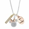 Disney's Minnie Mouse 3-Piece Crystal Charm Necklace