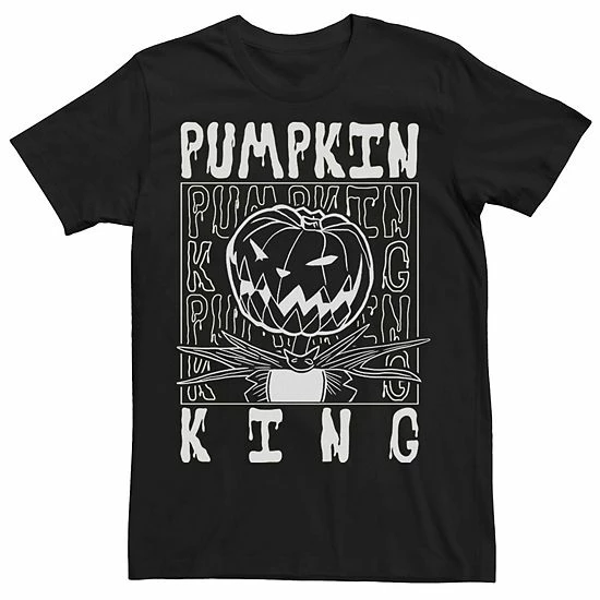 Men's Disney The Nightmare Before Christmas Pumpkin King Stack Tee Men's Disney The Nightmare Before Christmas Pumpkin King Stack Tee -Disney Sales Store unnamed file 4708
