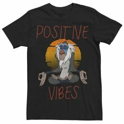 Men's Disney The Lion King Rafiki Positive Vibes Tee