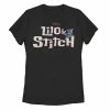 Juniors' Disney Lilo & Stitch Classic Logo Stitch Graphic Tee -Disney Sales Store unnamed file 4726