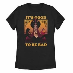 Juniors' Disney's Aladdin Jafar "It's Good To Be Bad" Graphic Tee