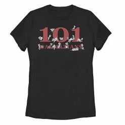 Juniors' Disney 101 Dalmatians Puppy Logo Graphic Tee