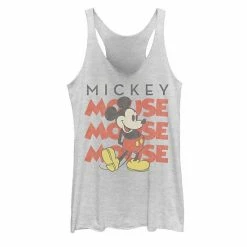 Juniors' Disney Mickey And Friends Mickey Mouse Racerback Graphic Tank Top