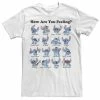Big & Tall Disney Lilo And Stitch Stitch Moods Poster Tee -Disney Sales Store unnamed file 4777