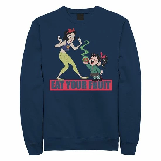 Disney Juniors' Wreck It Ralph 2 Snow White "Eat Your Fruit" Fleece Disney Juniors' Wreck It Ralph 2 Snow White "Eat Your Fruit" Fleece -Disney Sales Store unnamed file 4792