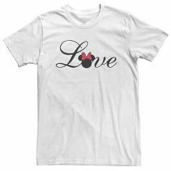 Big & Tall Disney Mickey And Friends Minnie Mouse "Love" Tee