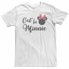 Big & Tall Disney Mickey Mouse And Friends "C'est La Minnie" Text Tee -Disney Sales Store unnamed file 4798
