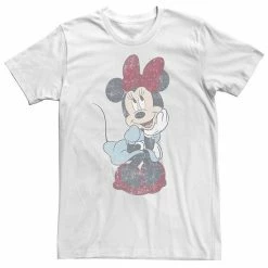 Big & Tall Disney Mickey Mouse And Friends Minnie Mouse Faded Portrait Tee
