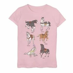 Girls 7-16 Disney Princesses Horses Graphic Tee Mint -Disney Sales Store unnamed file 481