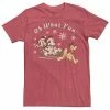 Men's Disney Mickey, Minnie And Pluto "Oh What Fun!" Christmas Sled Tee -Disney Sales Store unnamed file 485