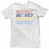 Big & Tall Disney Mickey Mouse Mickey Word Stack Tee -Disney Sales Store unnamed file 4867