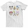 Big & Tall Disney Mickey & Friends Group Shot Heads Tee -Disney Sales Store unnamed file 4875
