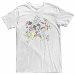 Big & Tall Disney Mickey & Friends Group Shot Running Portrait Tee