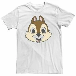 Big & Tall Disney Chip And Dale Chip With Transparent Cheeks Tee